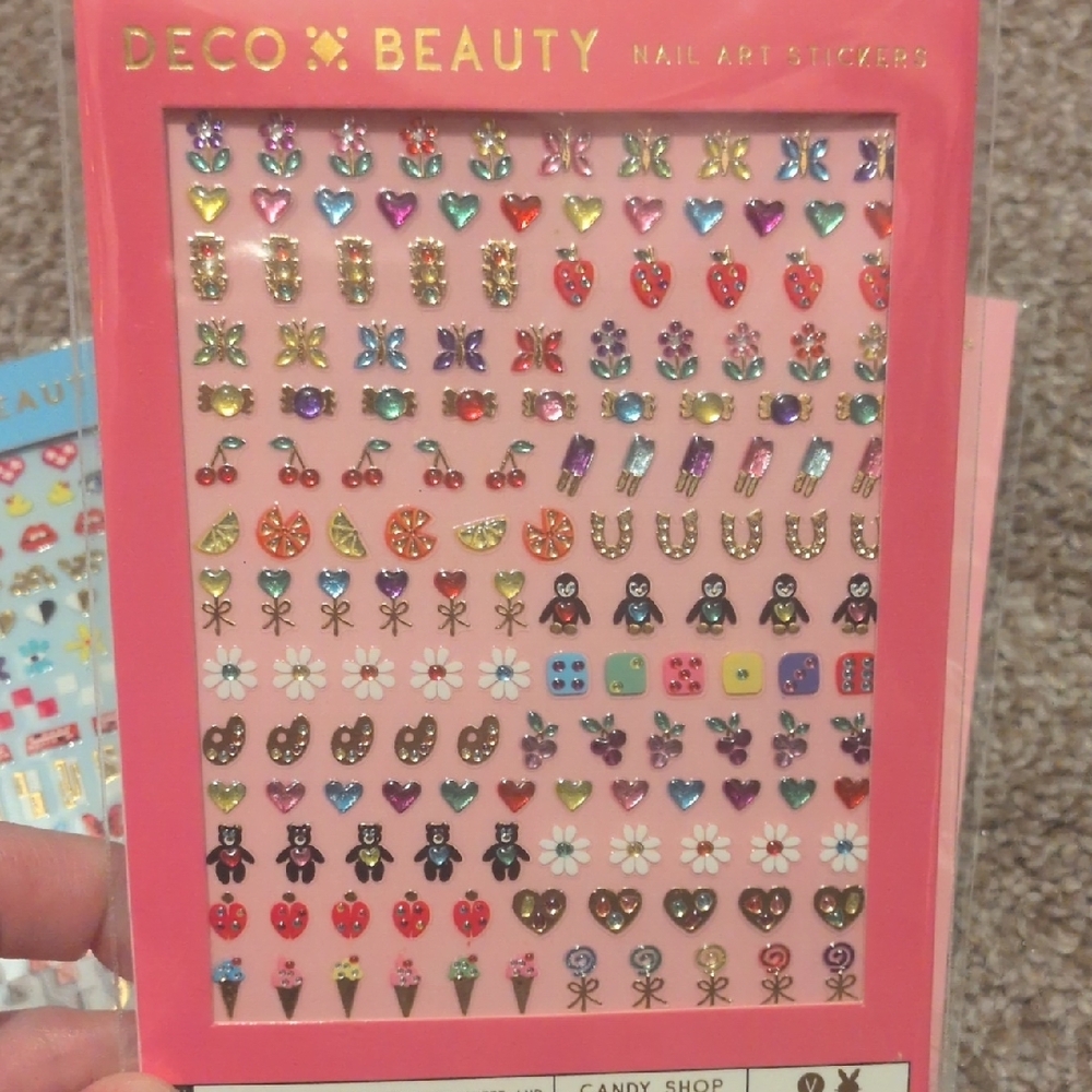DECO ✦ BEAUTY Nail Art Sticker Sheets X 3 - Picture 2 of 4